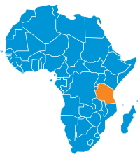 Mappa Tanzania