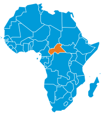 Central African Republic Map